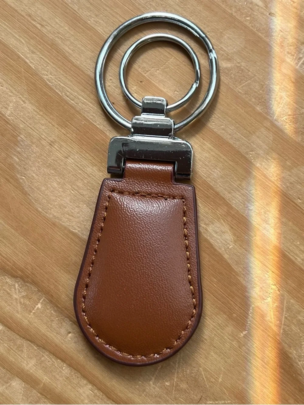 Leather Style Isaiah 40:31 Eagle Emblem Keychain NEW “They Shall Soar On Wings”